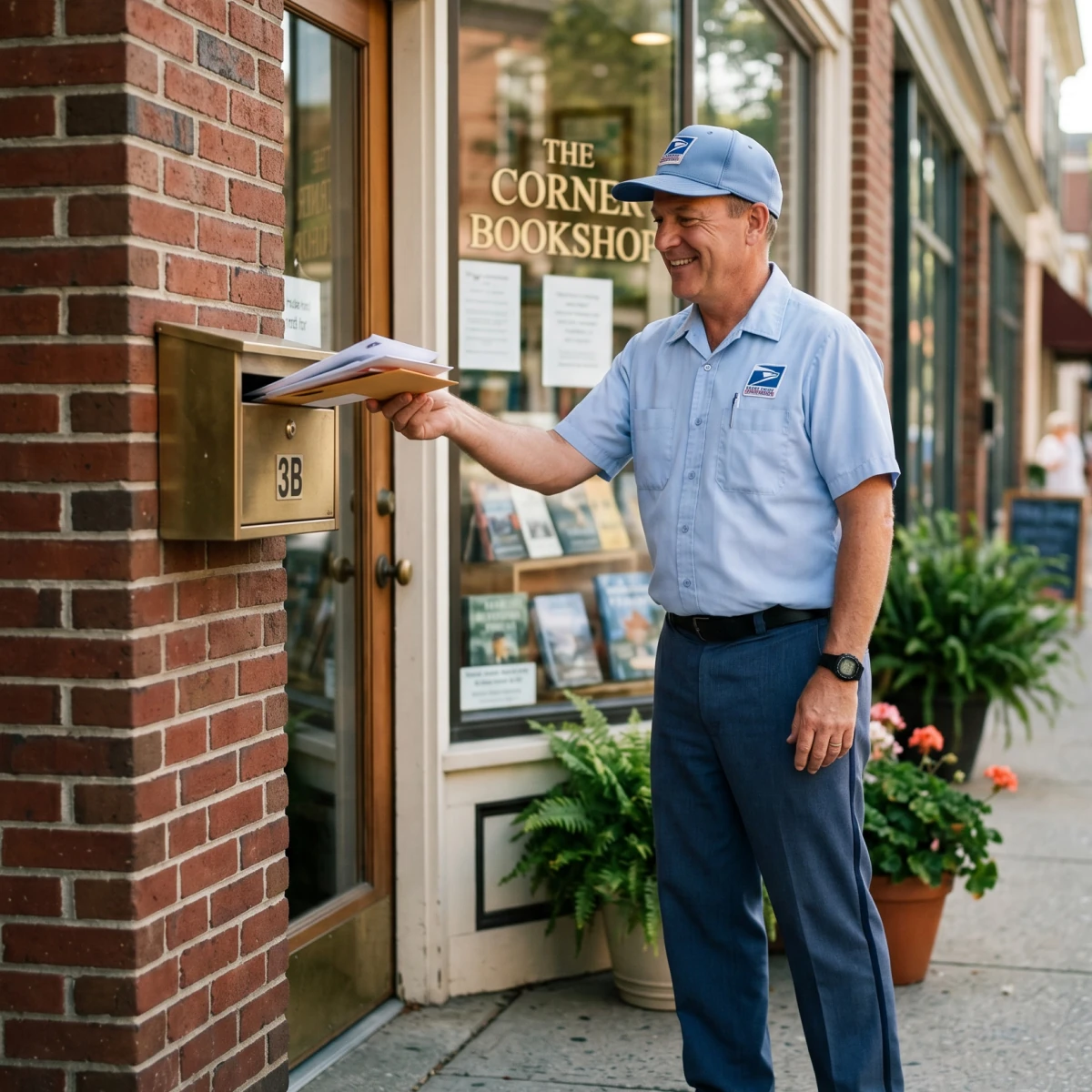 Postal employee delivery of complaint